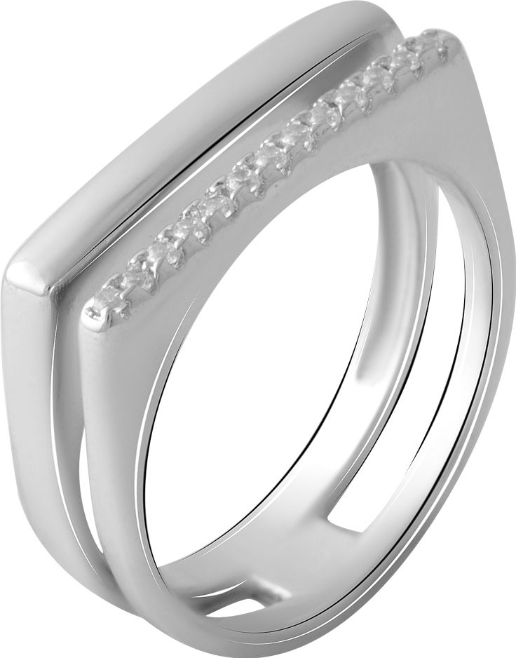 

Серебряное кольцо SilverBreeze с фианитами 2067856 16.5 размер, 16.5 размер