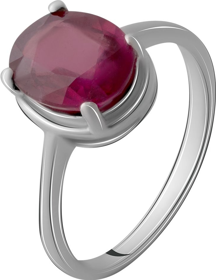 

Серебряное кольцо SilverBreeze с натуральным рубином 3.45ct 2065029 17.5 размер, 17.5 размер