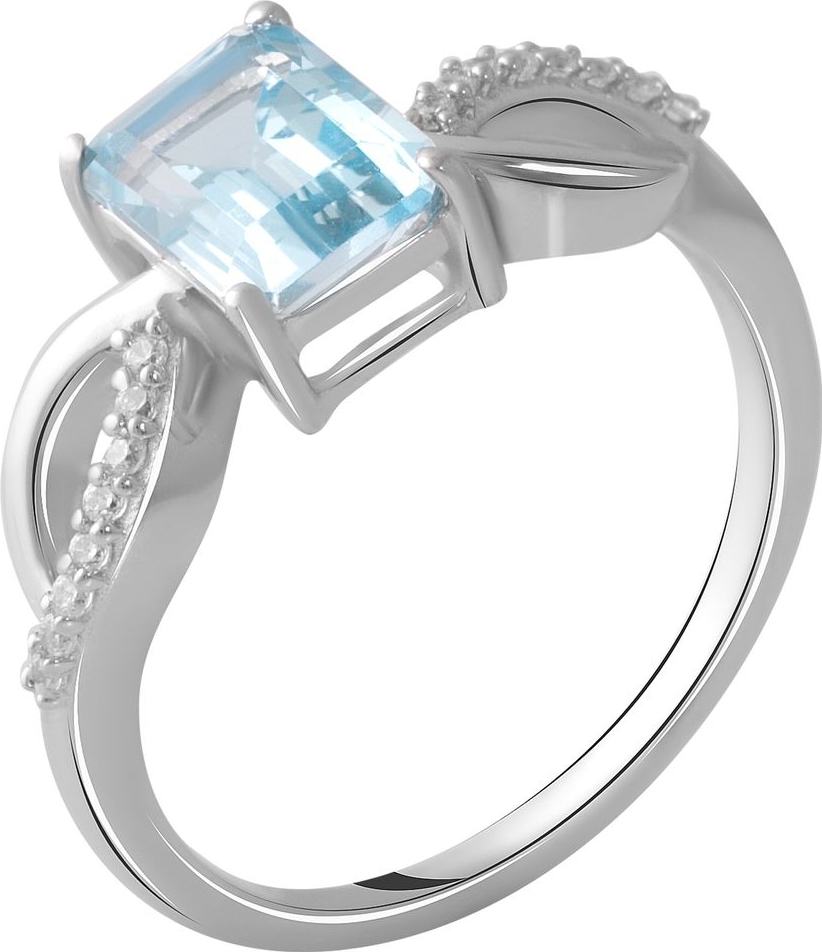 

Серебряное кольцо SilverBreeze с натуральным топазом 2.239ct 2049227 18.5 размер, 18.5 размер