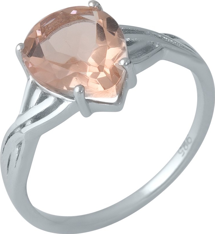 

Серебряное кольцо SilverBreeze с морганитом nano 3.027ct 1988213 17.5 размер, 17.5 размер