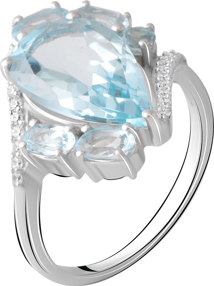 

Серебряное кольцо SilverBreeze с натуральным топазом 2.621ct 2065487 17.5 размер, 17.5 размер