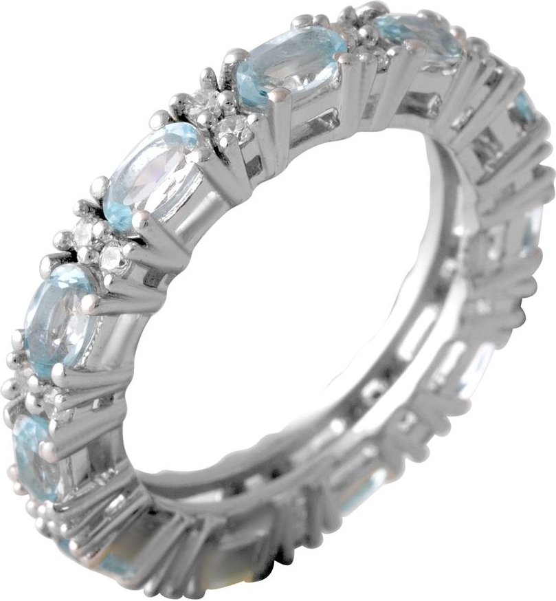 

Серебряное кольцо SilverBreeze с натуральным топазом 3.66ct 2059011 18 размер, 18 размер