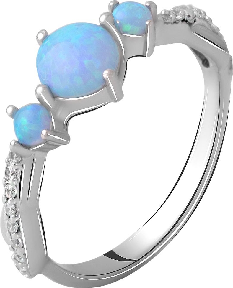 

Серебряное кольцо SilverBreeze с опалом 0.733ct 2060963 17 размер, 17 размер