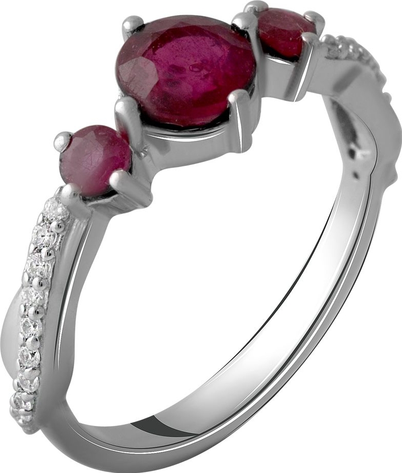 

Серебряное кольцо SilverBreeze с натуральным рубином 1.97ct 2057864 17.5 размер, 17.5 размер