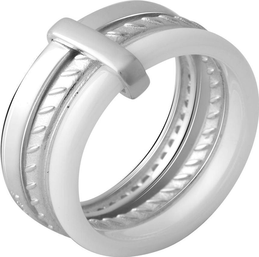 

Серебряное кольцо SilverBreeze с керамикой 2070016 16 размер, 16 размер