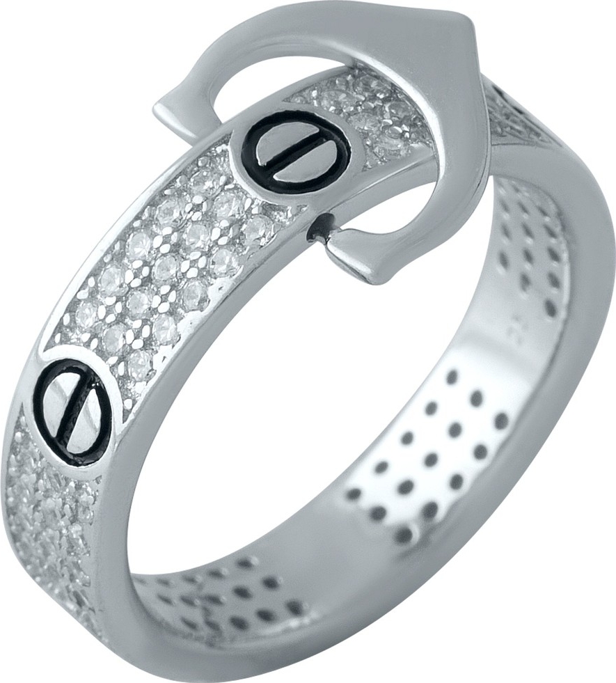 

Серебряное кольцо SilverBreeze с фианитами 2001669 16.5 размер, 16.5 размер