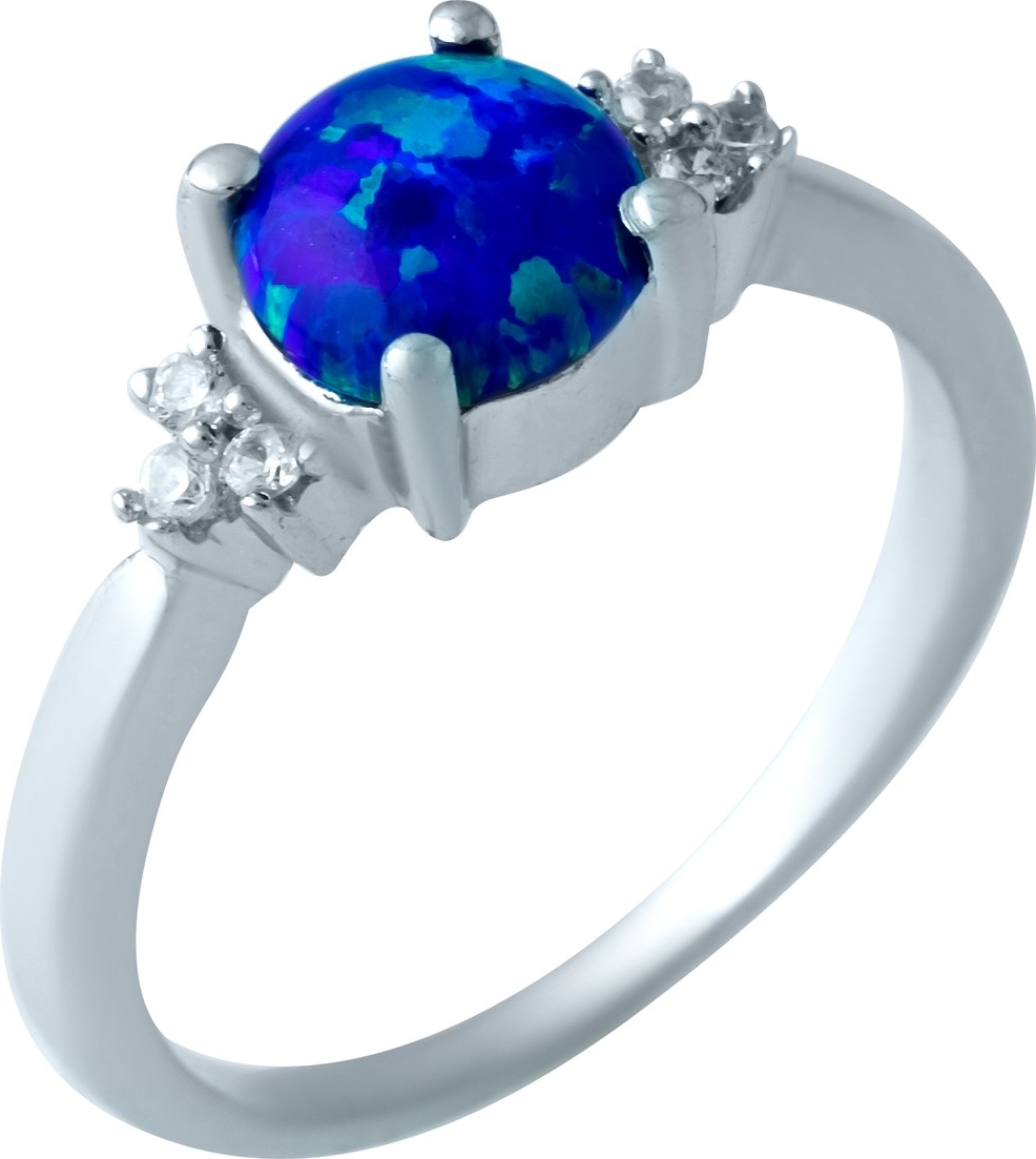 

Серебряное кольцо SilverBreeze с опалом 0.725ct 1919774 19 размер, 19 размер