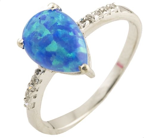 

Серебряное кольцо SilverBreeze с опалом 1.14ct 1203699 18 размер, 18 размер