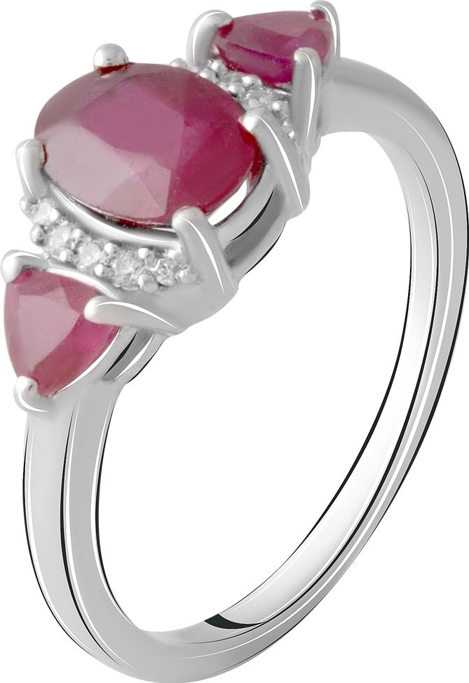 

Серебряное кольцо SilverBreeze с натуральным рубином 2.634ct 2065326 17.5 размер, 17.5 размер