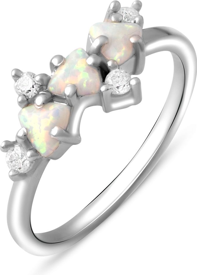 

Серебряное кольцо SilverBreeze с опалом 0.53ct 2069188 17.5 размер, 17.5 размер