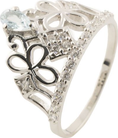 

Серебряное кольцо SilverBreeze с фианитами 1147245 16.5 размер, 16.5 размер
