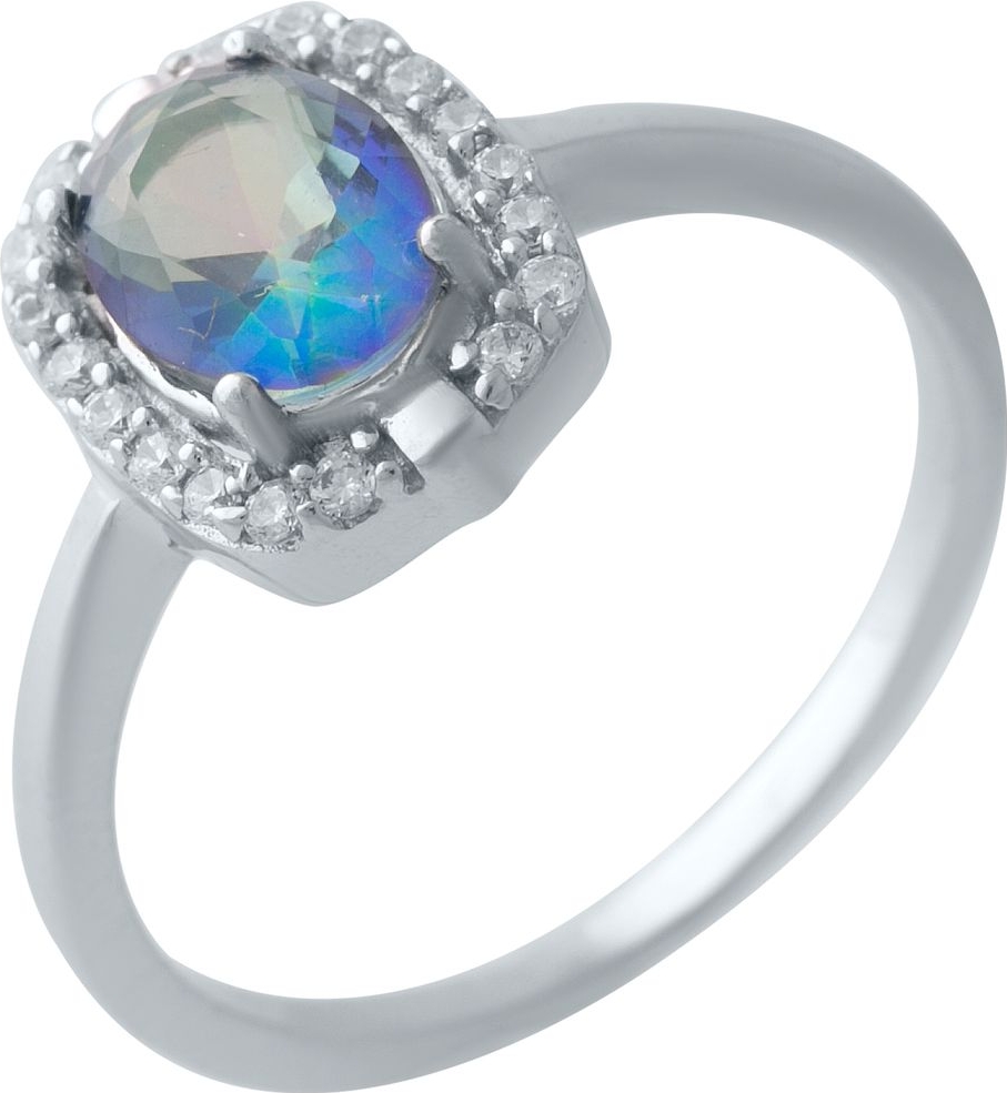 

Серебряное кольцо SilverBreeze с натуральным мистик топазом 1.133ct 2024828 17 размер, 17 размер