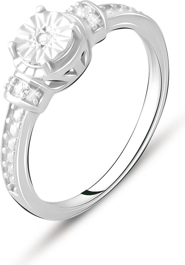 

Серебряное кольцо SilverBreeze с натуральными бриллиантом 0.05ct 2075721 17.5 размер, 17.5 размер