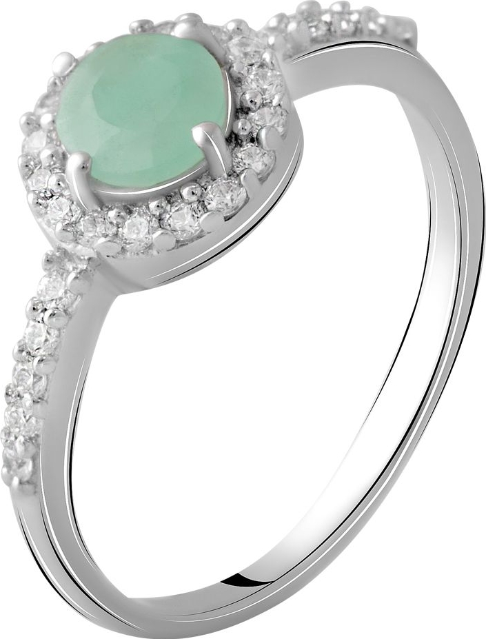 

Серебряное кольцо SilverBreeze с натуральным изумрудом 0.84ct 1988534 16 размер, 16 размер