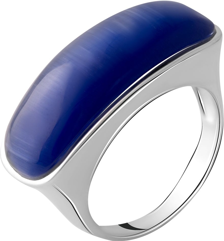 

Серебряное кольцо SilverBreeze с кошачим глазом 2054948 17 размер, 17 размер