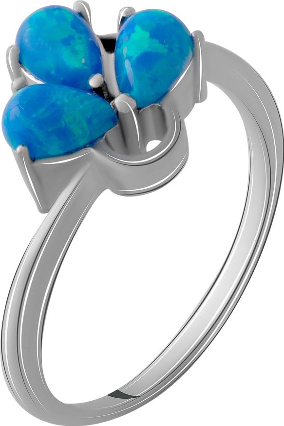 

Серебряное кольцо SilverBreeze с опалом 1189634 18 размер, 18 размер