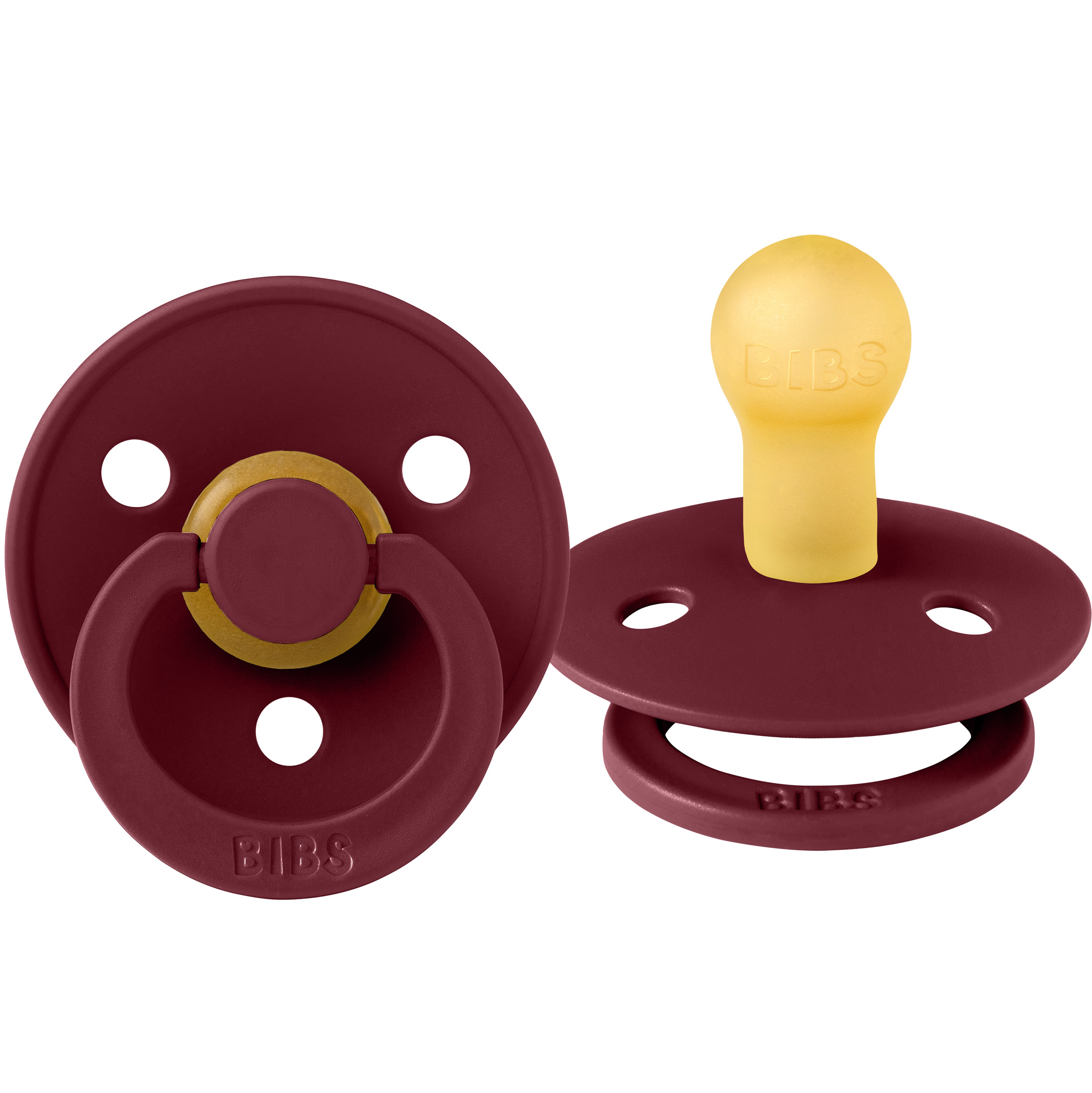

Класична латексна пустушка BIBS Colour Eldelberry 0-6 міс. розмір 1