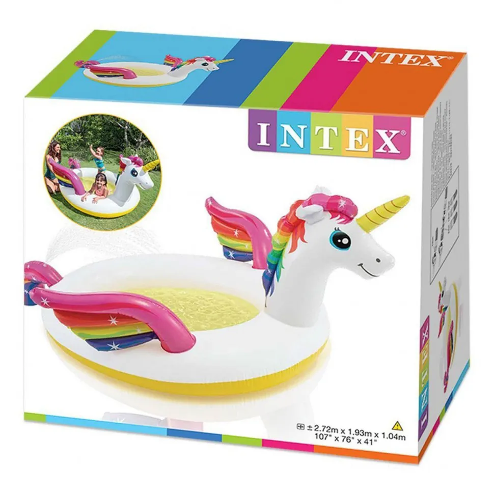

Детский бассейн Intex Единорог с фонтаном 57441, 165л