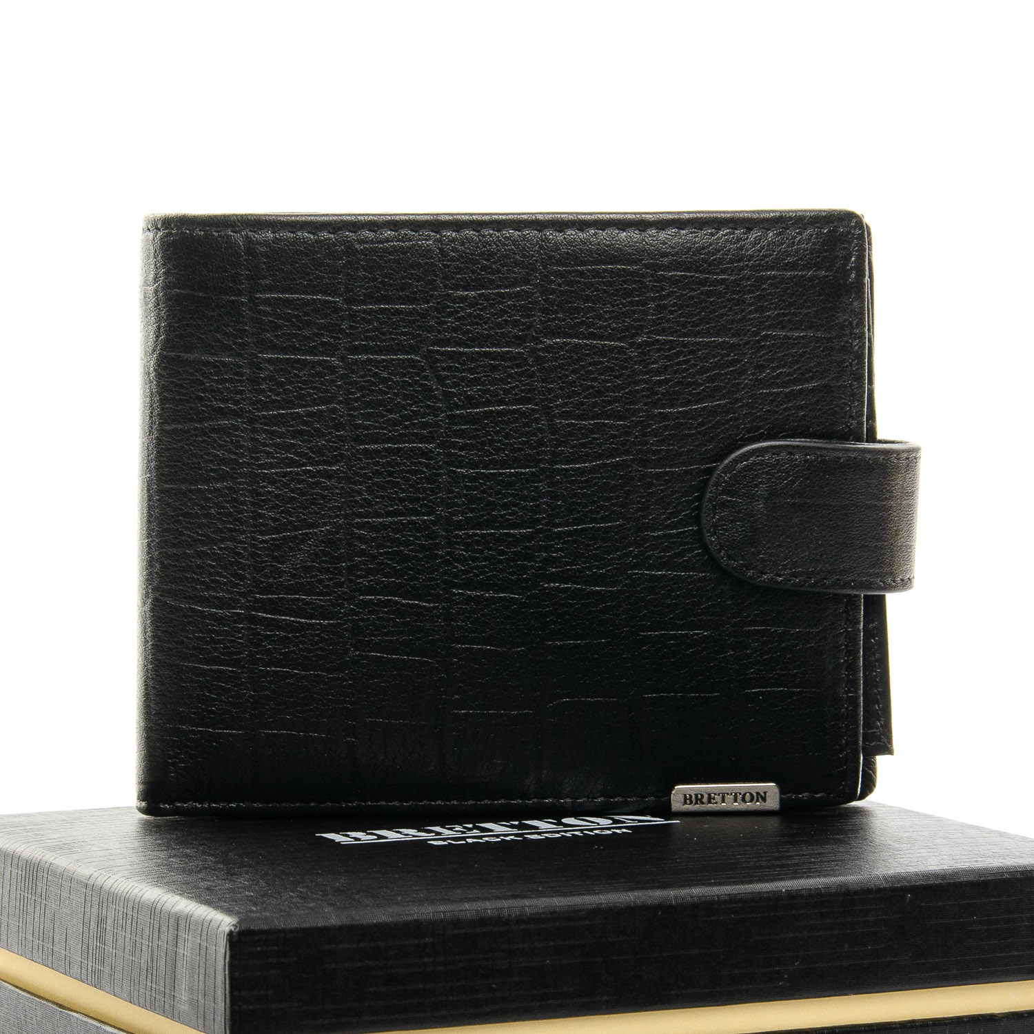 

Кошелек Crocodile кожа BRETTON M3707 black