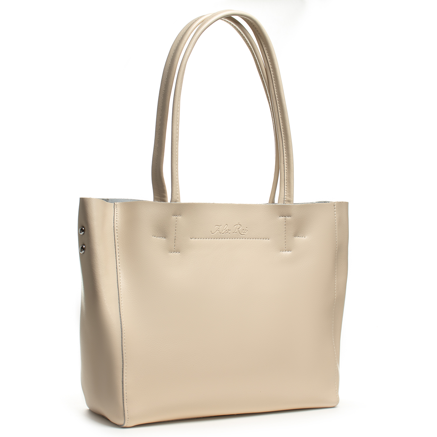 

Сумка Женская Классическая кожа ALEX RAI 07-01 8630 L-beige