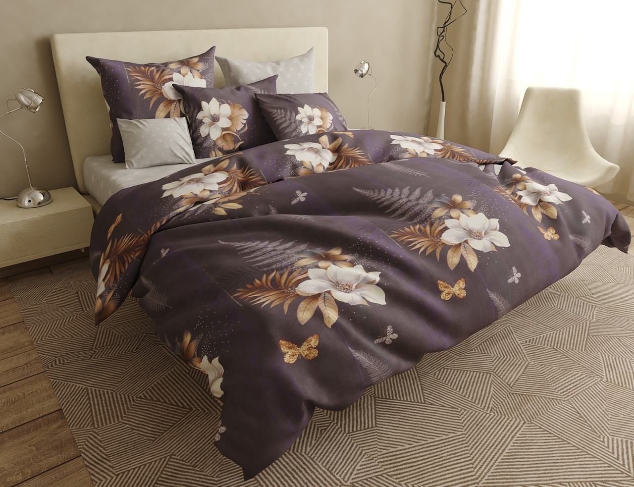 

Комплект постельного белья Krispol полуторный GOLD LUX 150*220 (415.154572)