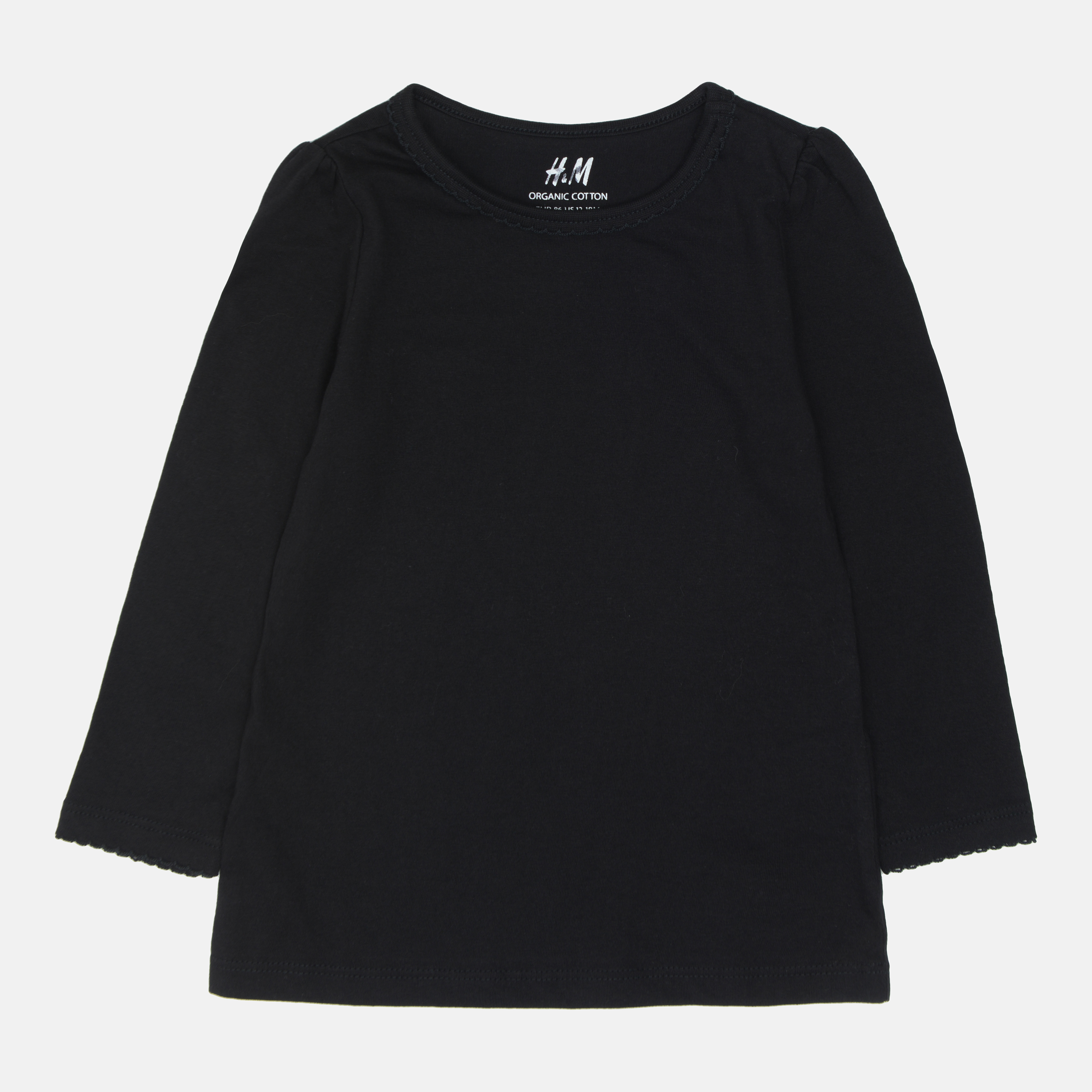 

Лонгслив H&M 86см черный 170779024812