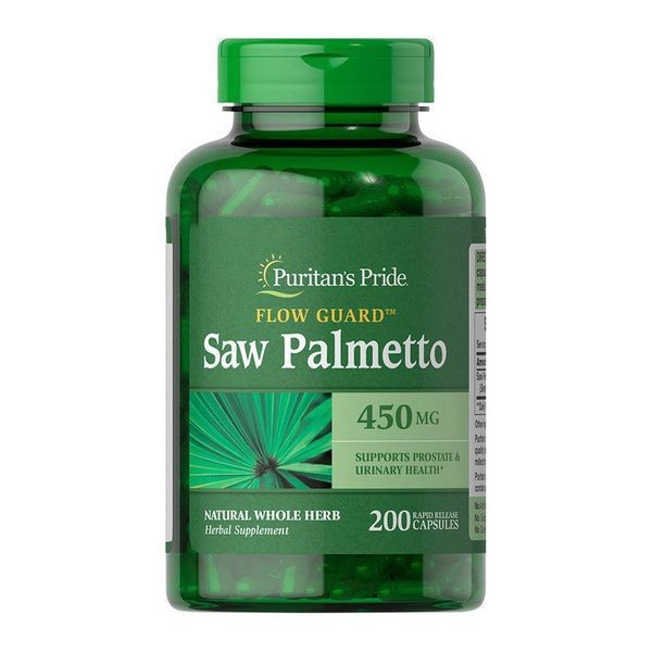 

Со пальметто Puritan's Pride Saw Palmetto 450 mg 200 капсул