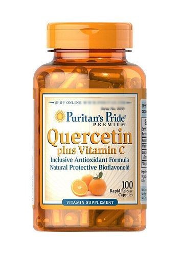 

Витамин C + Кверцетин Puritan's Pride Vitamin C Plus Quercetin 250 mg/700 mg 100 капсул