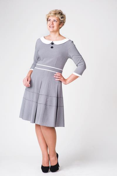 

Платье Style-Nika Мальвина  Серый 693, Платье Style-Nika Мальвина 52 Серый 693