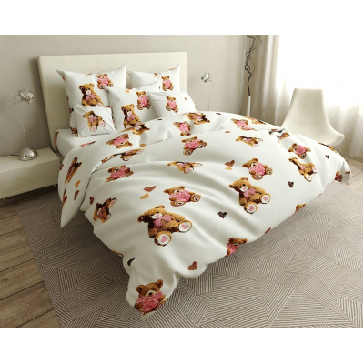 

Постельное белье MirSon Сатин Premium 22-1246 Love Berry King Size