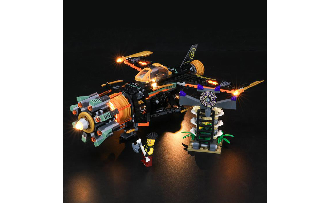 

Конструктор LEGO Підсвічування для набору NINJAGO Каменелом (71736) 1 деталей (LGK418)