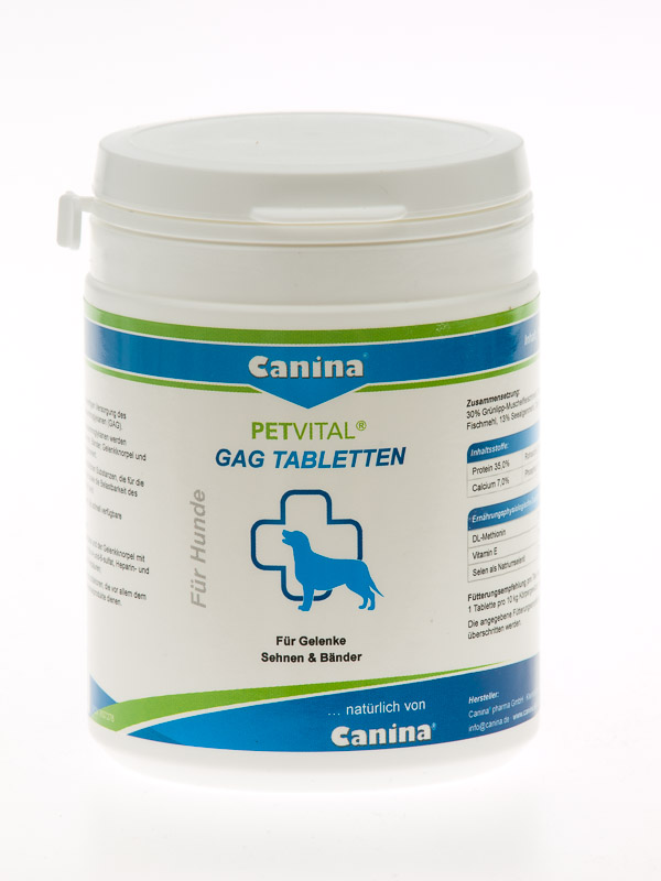 

Глюкозамин с экстрактом мидий Petvital GAG 180 табл Canina BGL-CN-71