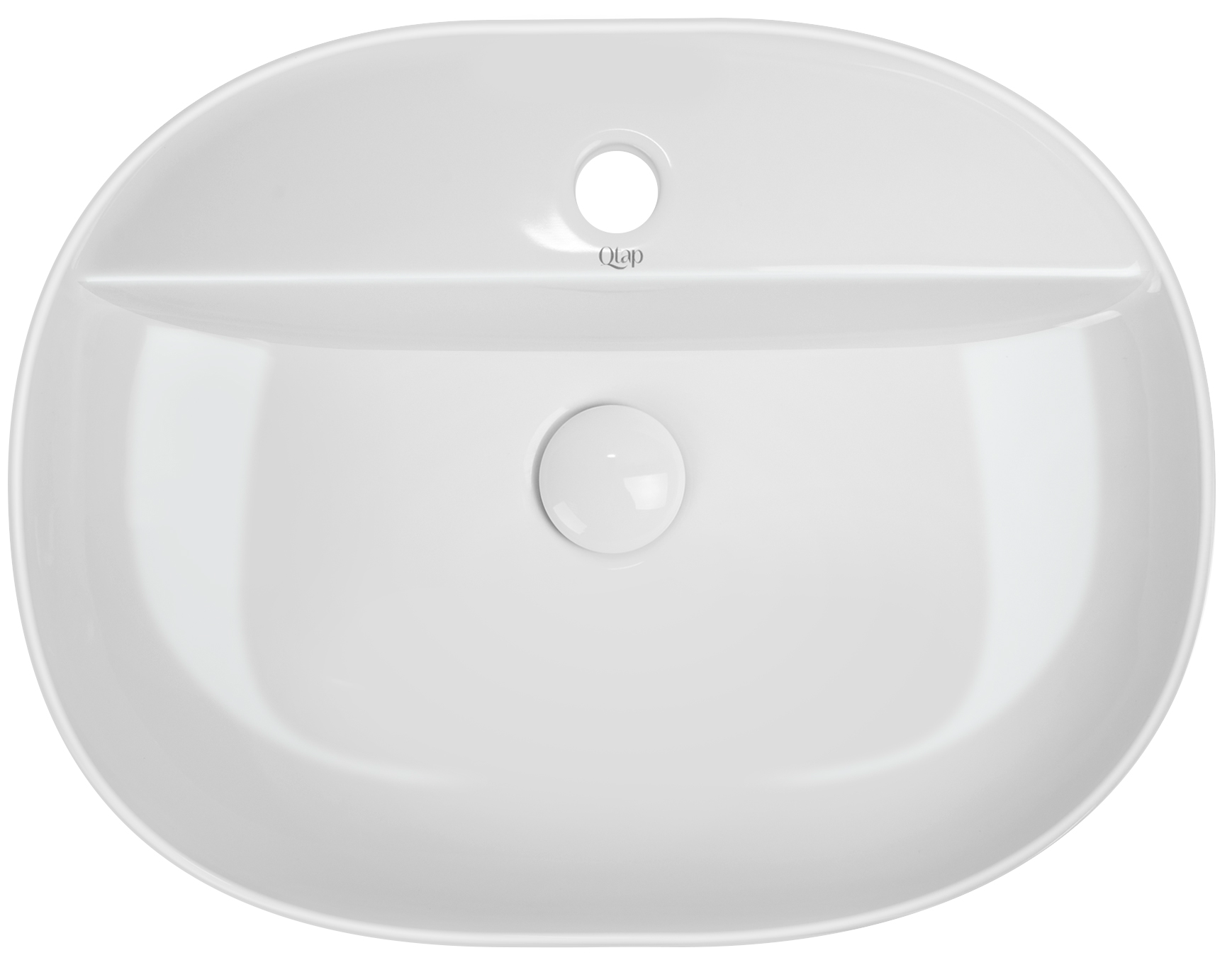 

Раковина Qtap Scorpio White QT14112202W с донным клапаном