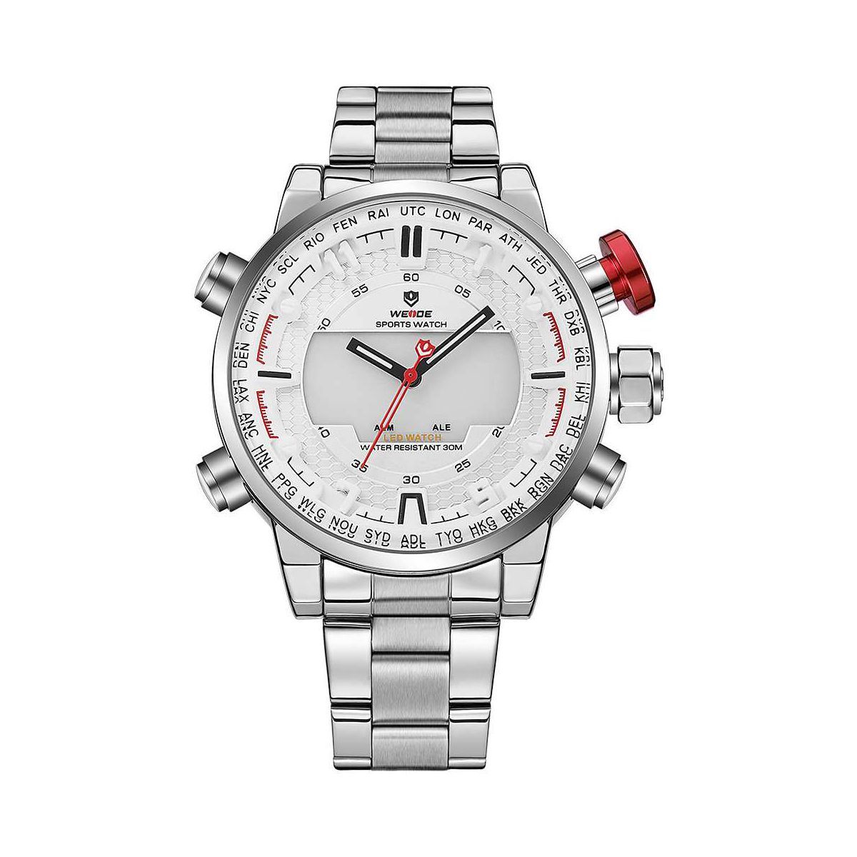

Часы Weide White WH6402-2C SS (WH6402-2C)