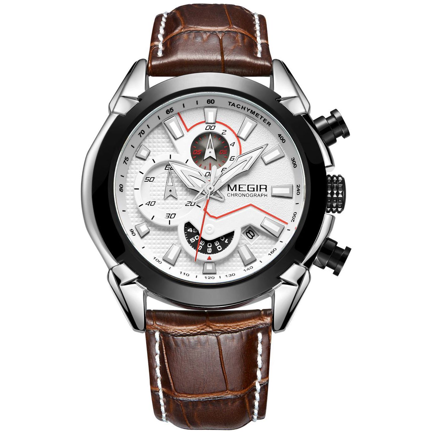 

Часы Megir Black Silver Brown MG2065 (ML2065GS-BKBN-7)