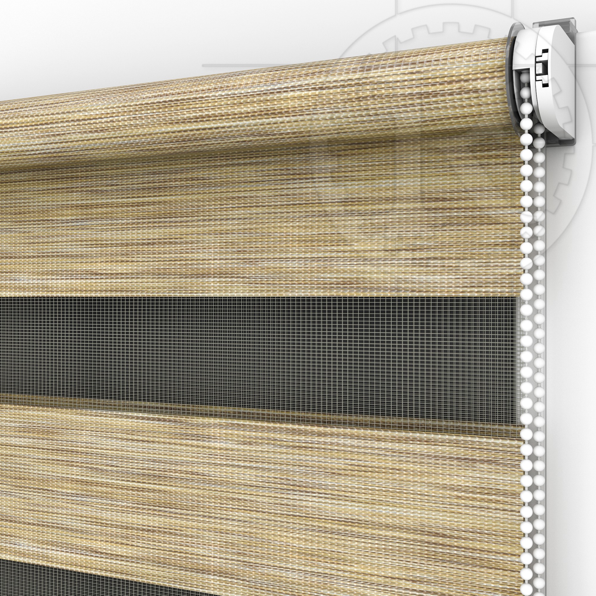 

Жалюзи День-Ночь Bahama 2704 Vintage Oak 57.5 x 200 см
