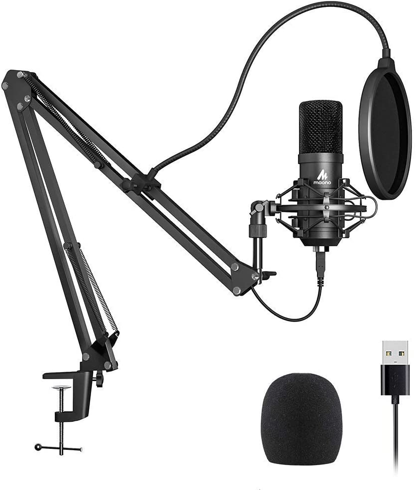 

Микрофон для ПК c пантографом Maono by 2E AU-A04 Streaming KIT USB (2E-MPC011)
