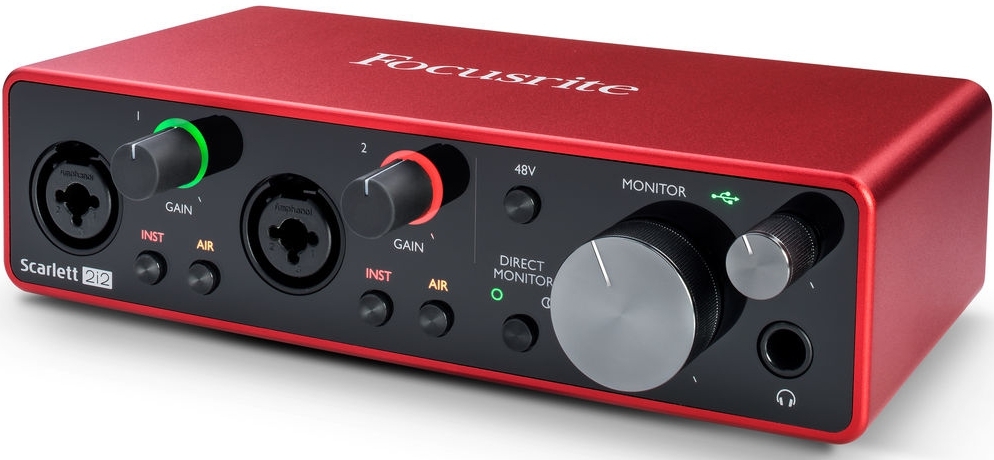 

Аудиоинтерфейс Focusrite Scarlett 2i2 (3Gen)