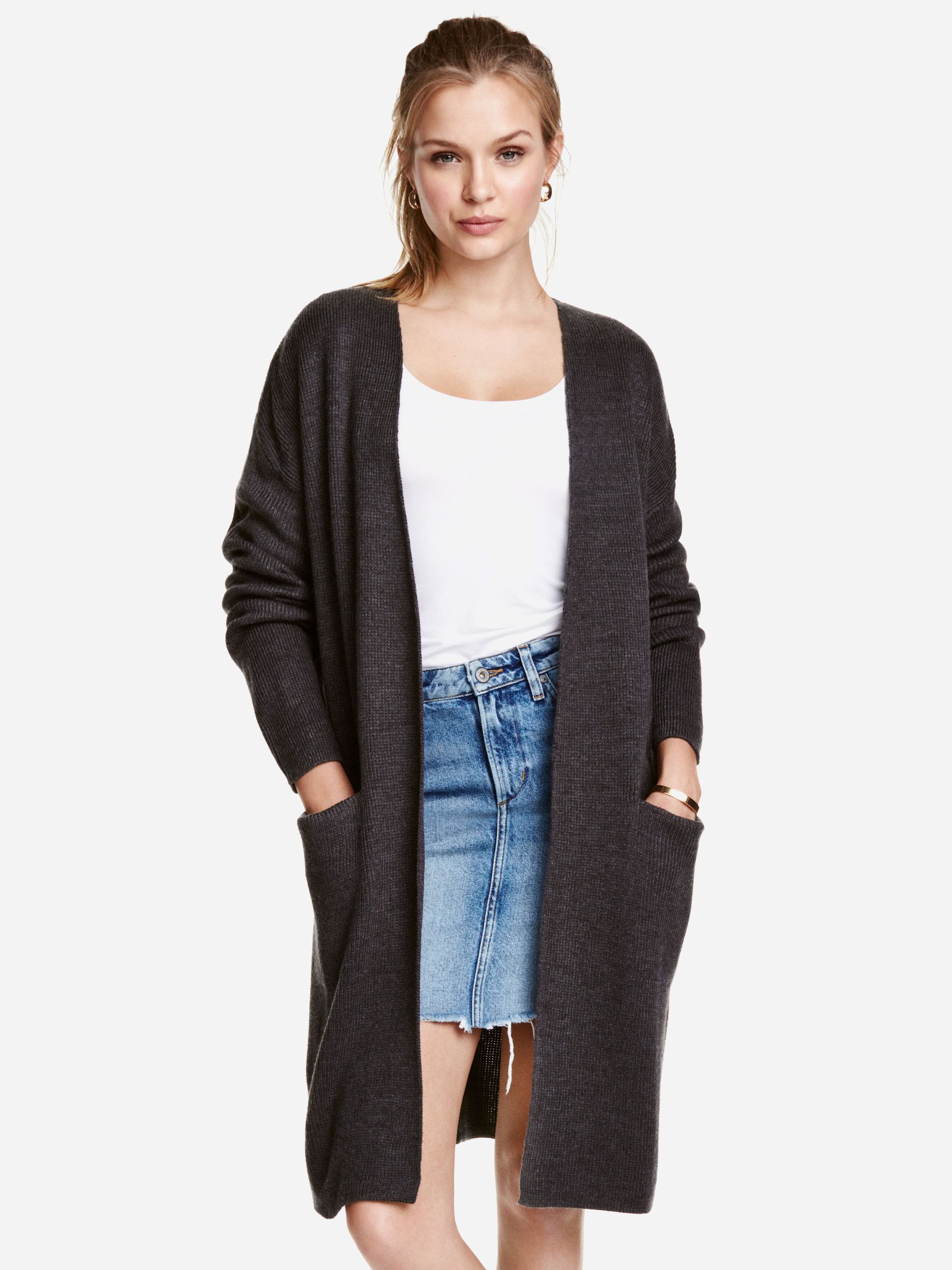 

Кардиган H& XAZ044042CECZ  Темно-серый, Кардиган H&M XAZ044042CECZ M Темно-серый