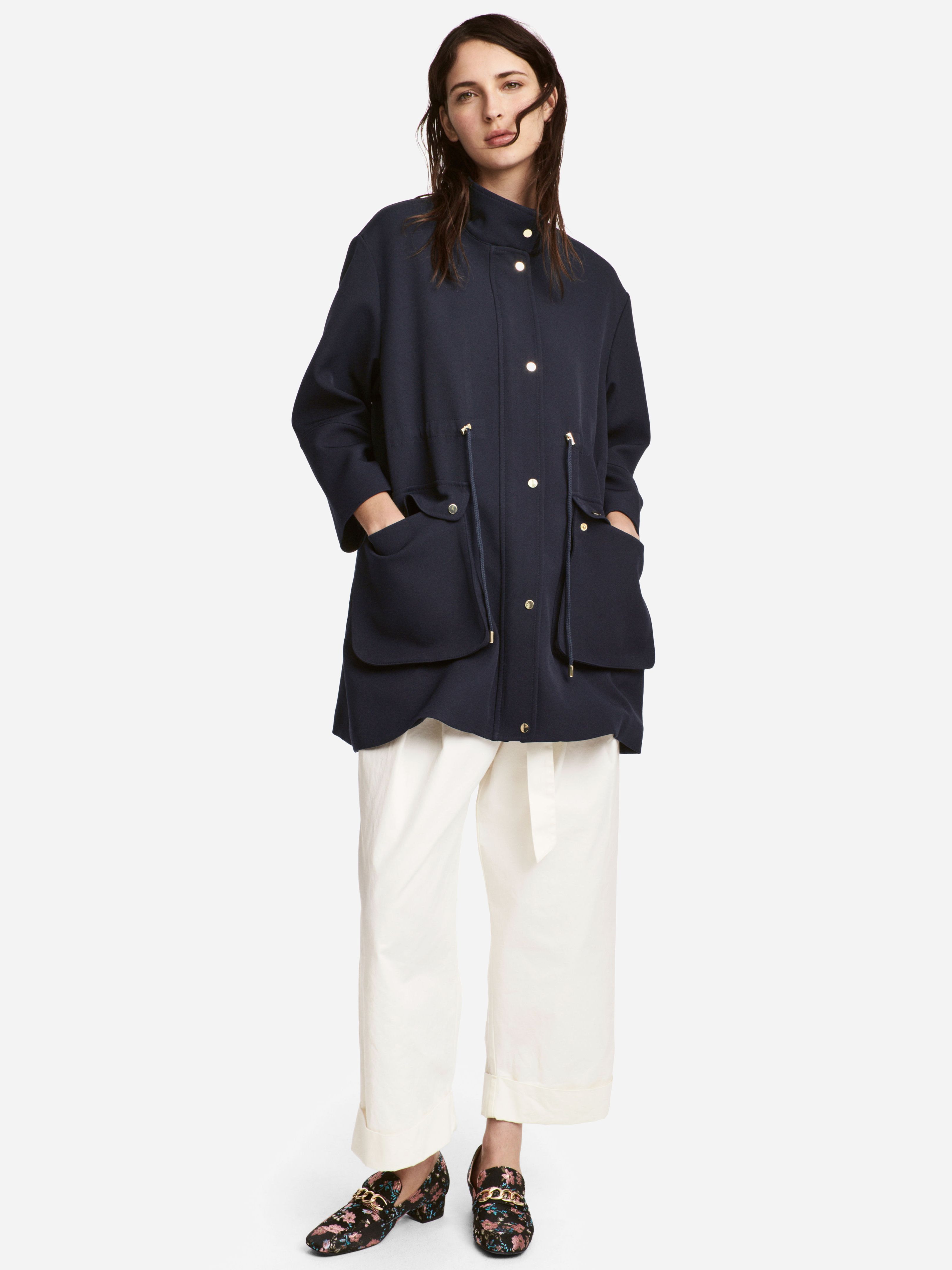 

Плащ H& XAZ155824FLAT  Темно-синий, Плащ H&M XAZ155824FLAT M Темно-синий