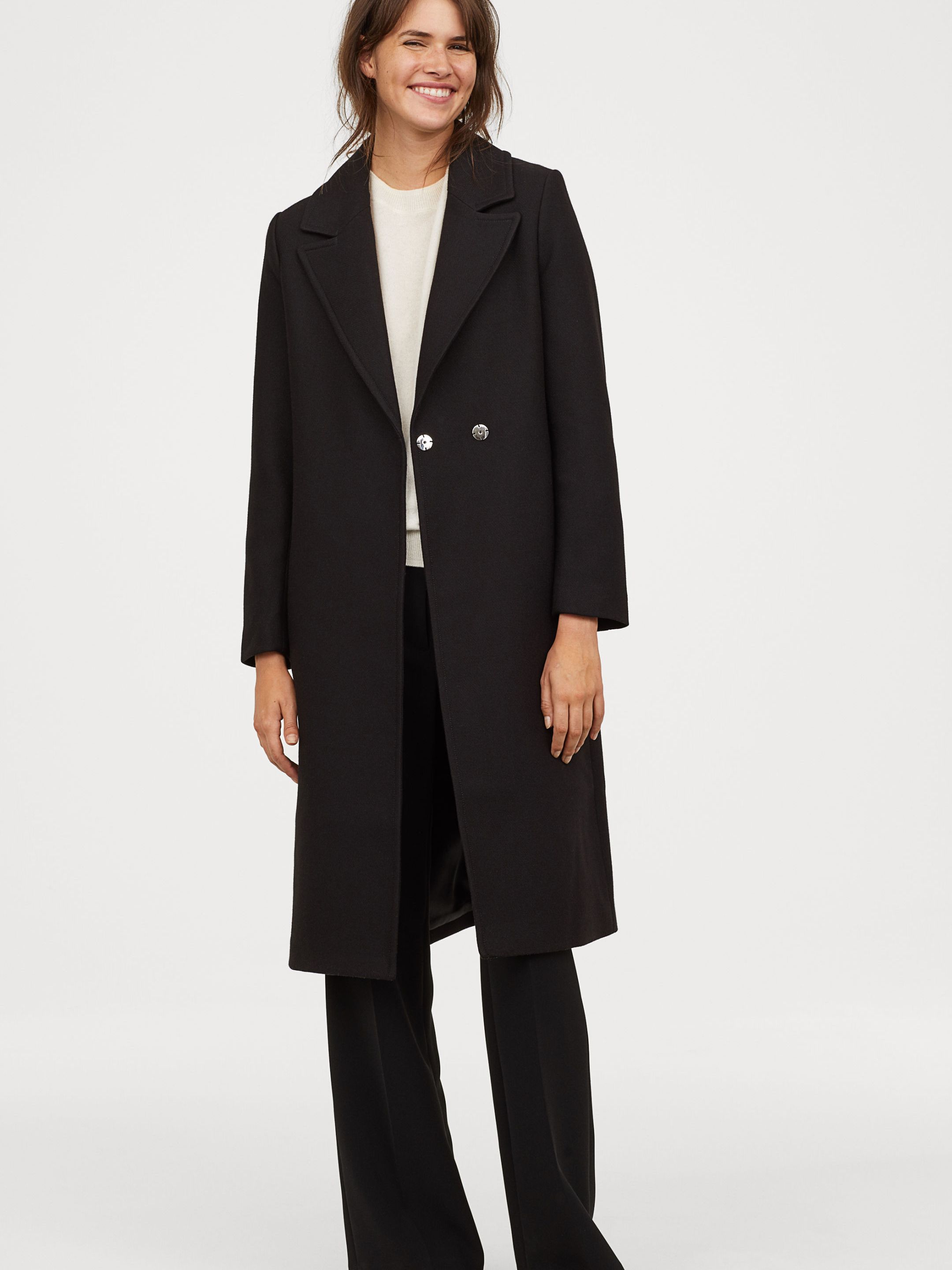 

Пальто H&M XAZ155824XDYI 34 Черное