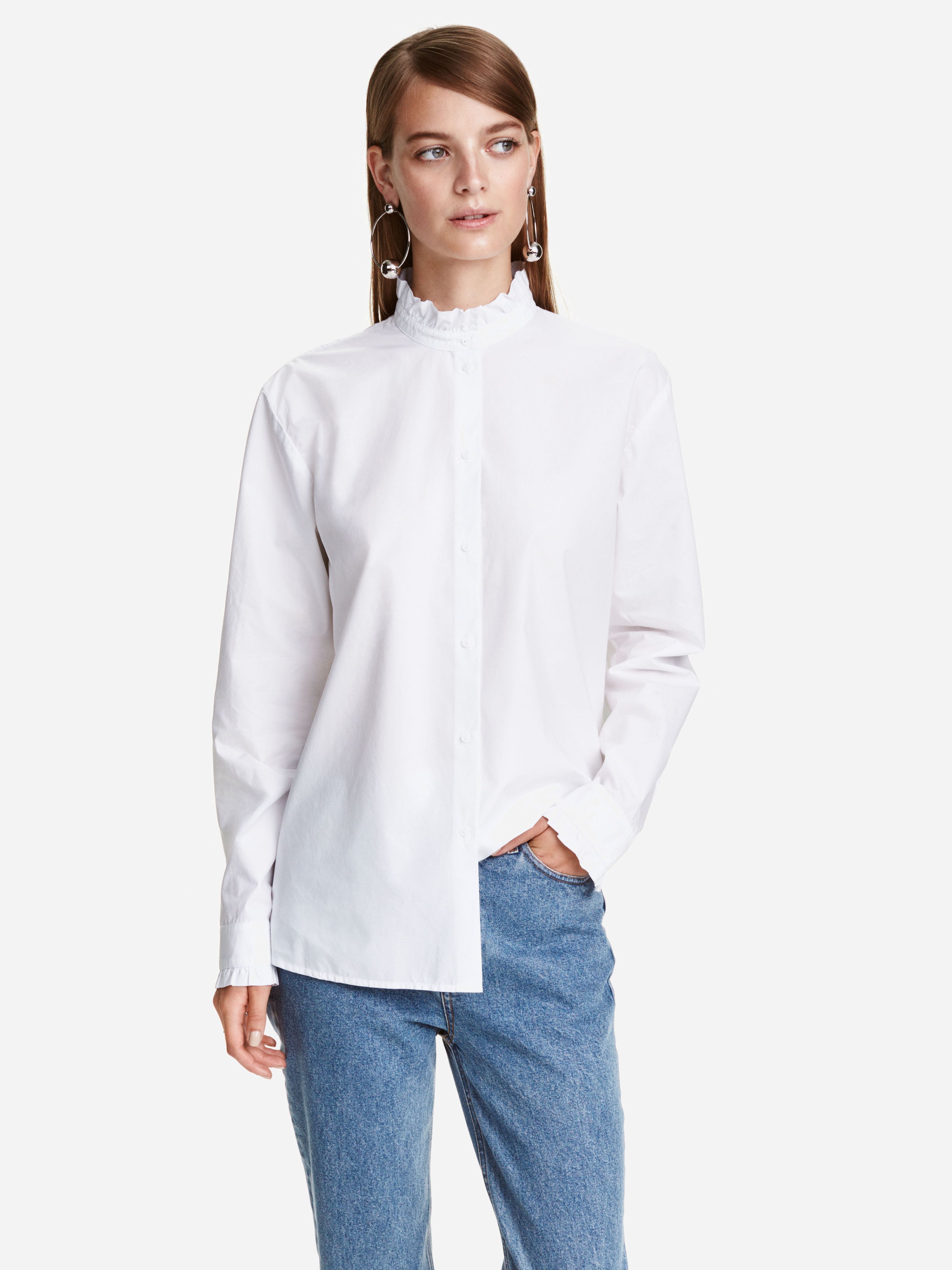 

Блузка H&M XAZ071046KFIW  Белая, Блузка H&M XAZ071046KFIW 38 Белая