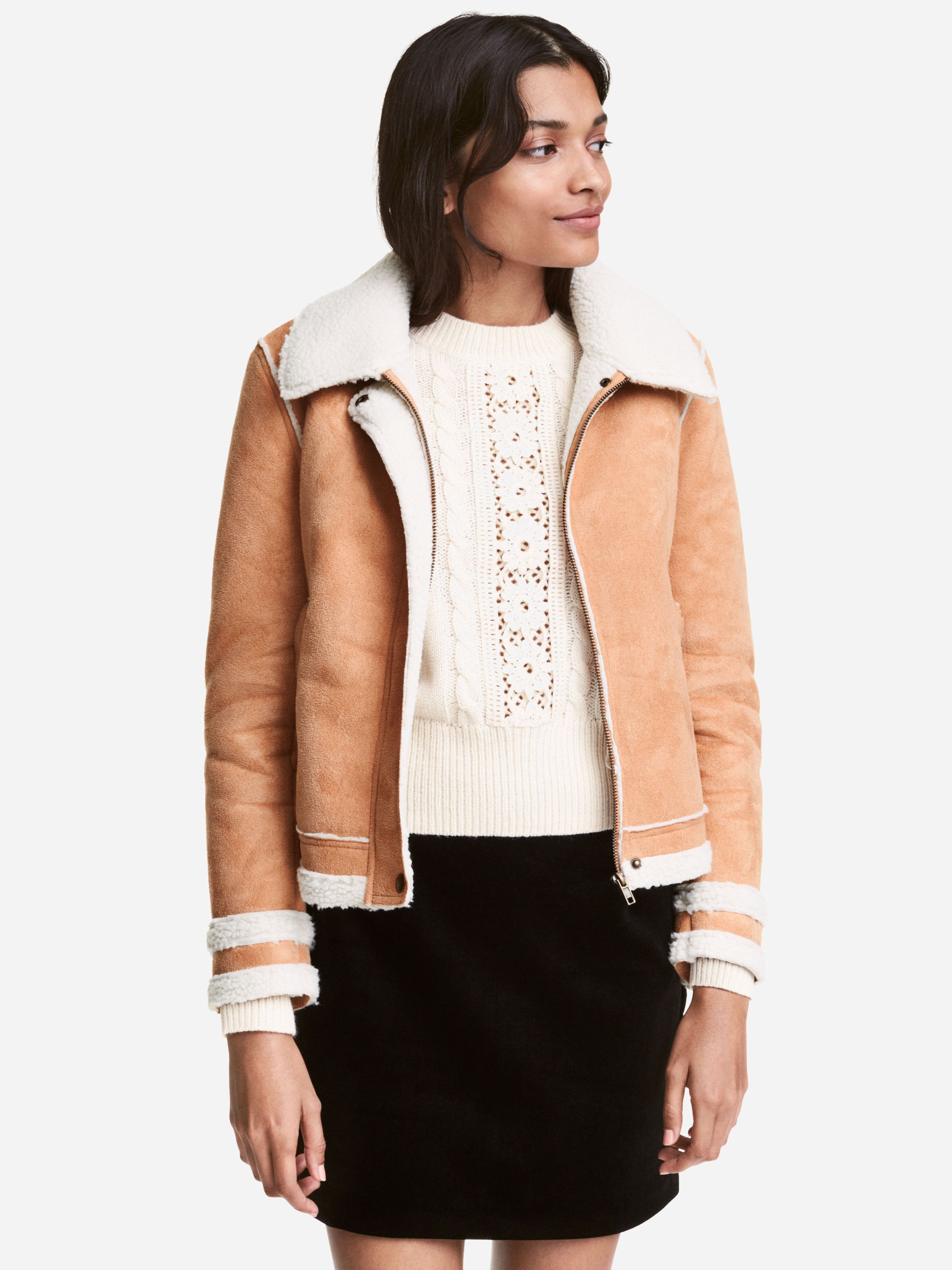 

Дубленка H&M XAZ074028GXGP  Бежевая, Дубленка H&M XAZ074028GXGP 32 Бежевая