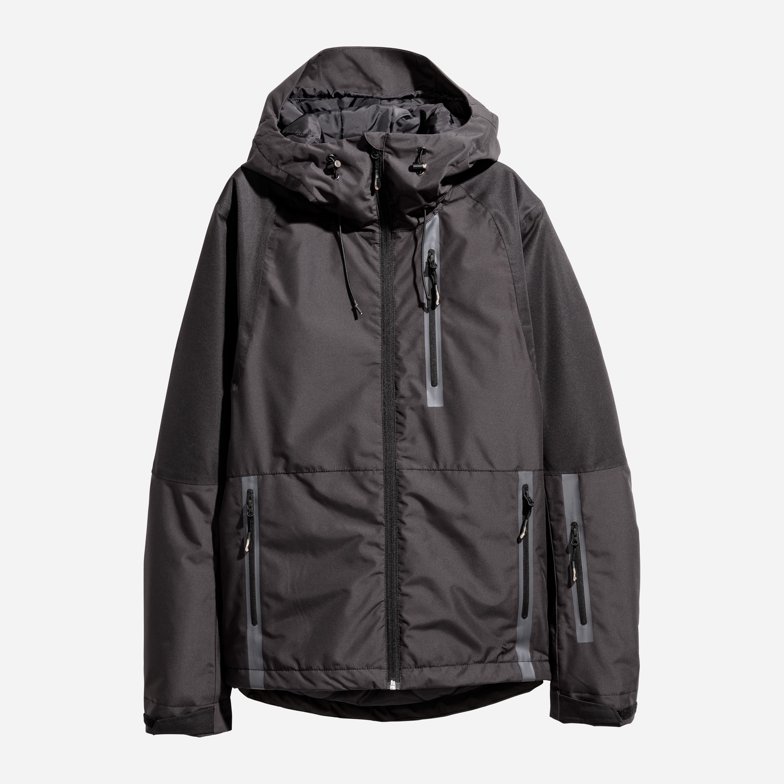 

Куртка H&M XAZ097683ZPKM  Черно-серая, Куртка H&M XAZ097683ZPKM 34 Черно-серая