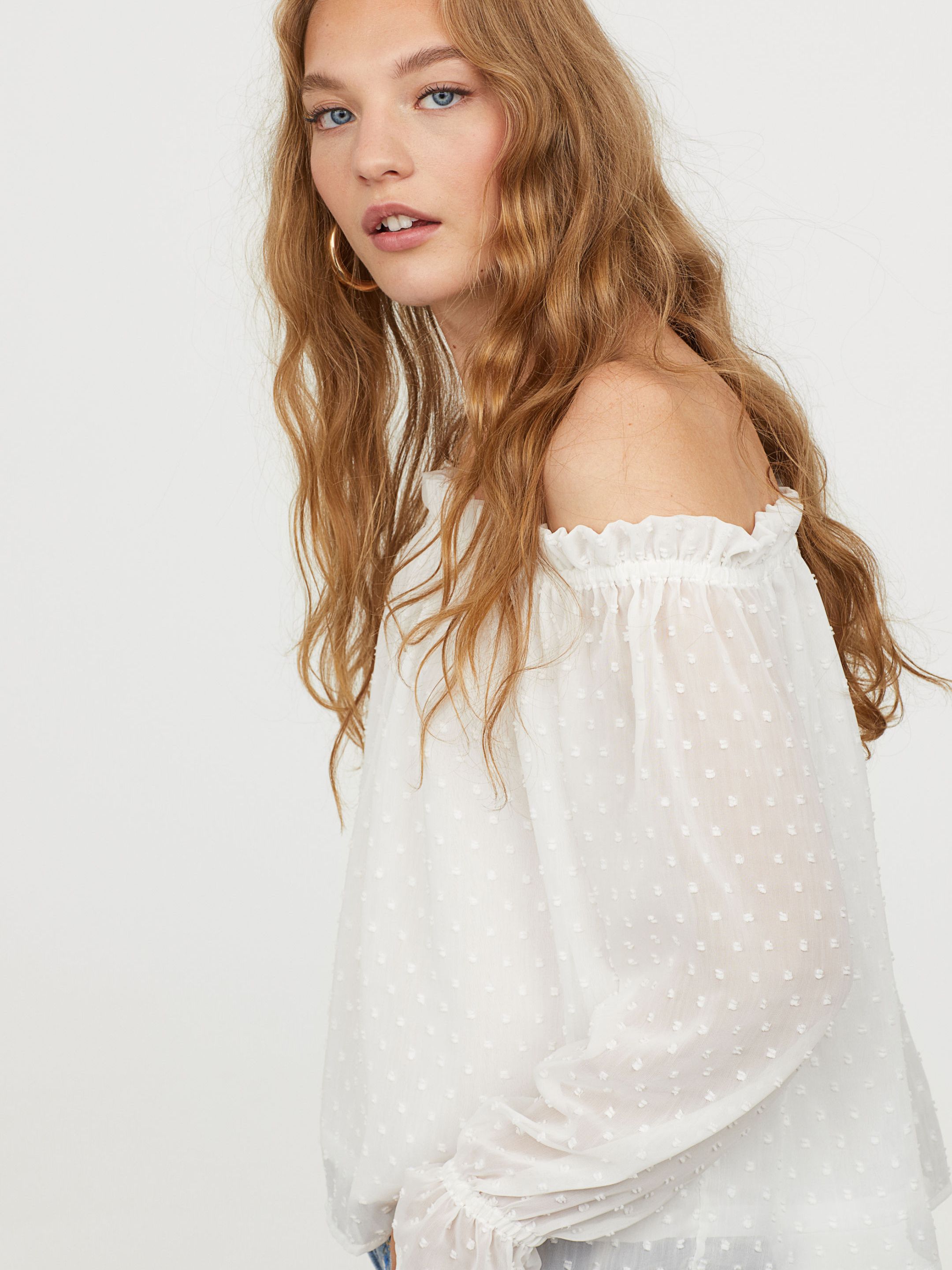

Блузка H&M XAZ098333YUXR  Молочная, Блузка H&M XAZ098333YUXR 36 Молочная