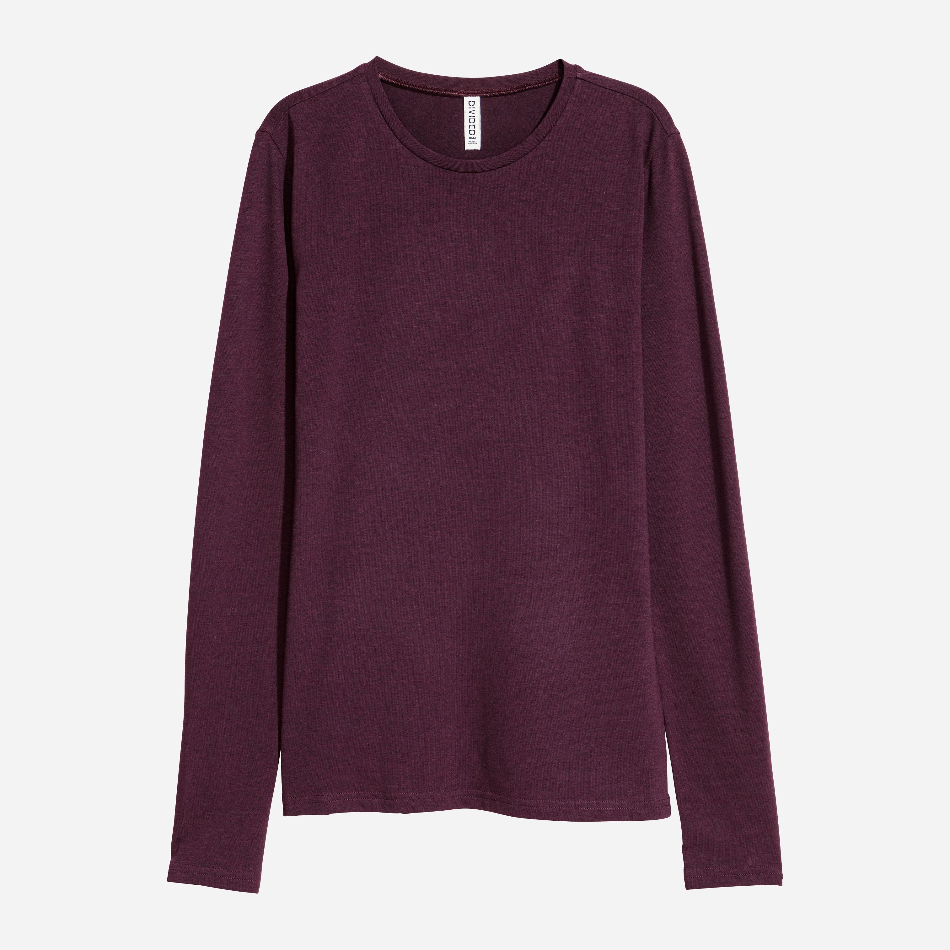 

Лонгслив H&M XAZ099908BEKH  Фиолетовый, Лонгслив H&M XAZ099908BEKH XL Фиолетовый