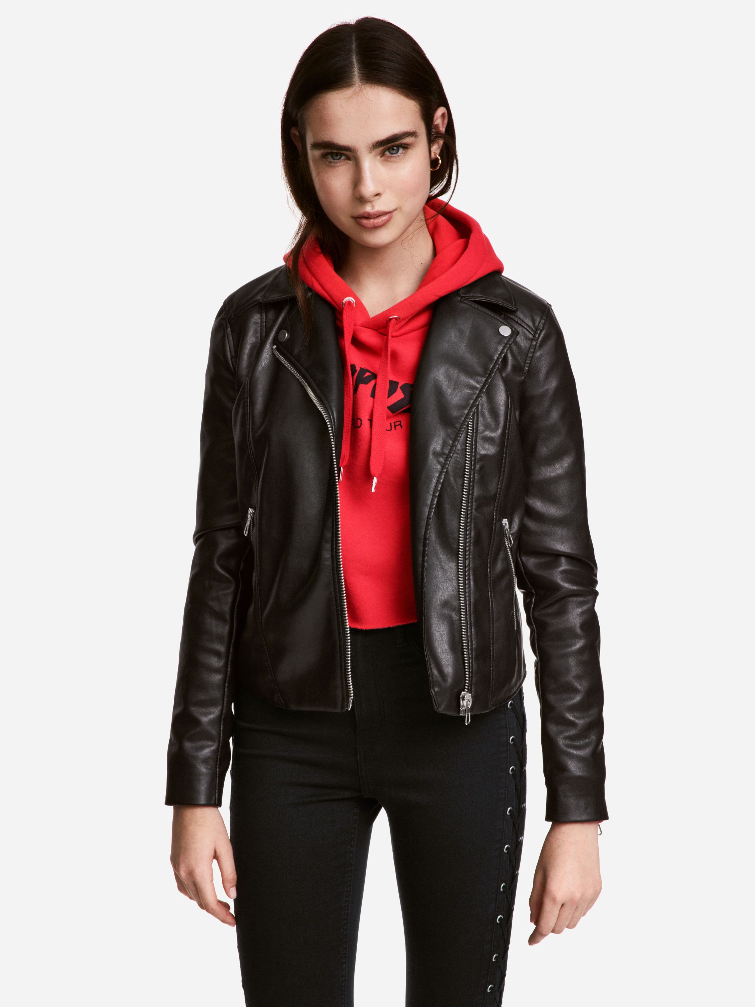 

Куртка из искусственная кожи H&M XAZ057185IFYC  Черная, Куртка из искусственная кожи H&M XAZ057185IFYC 42 Черная