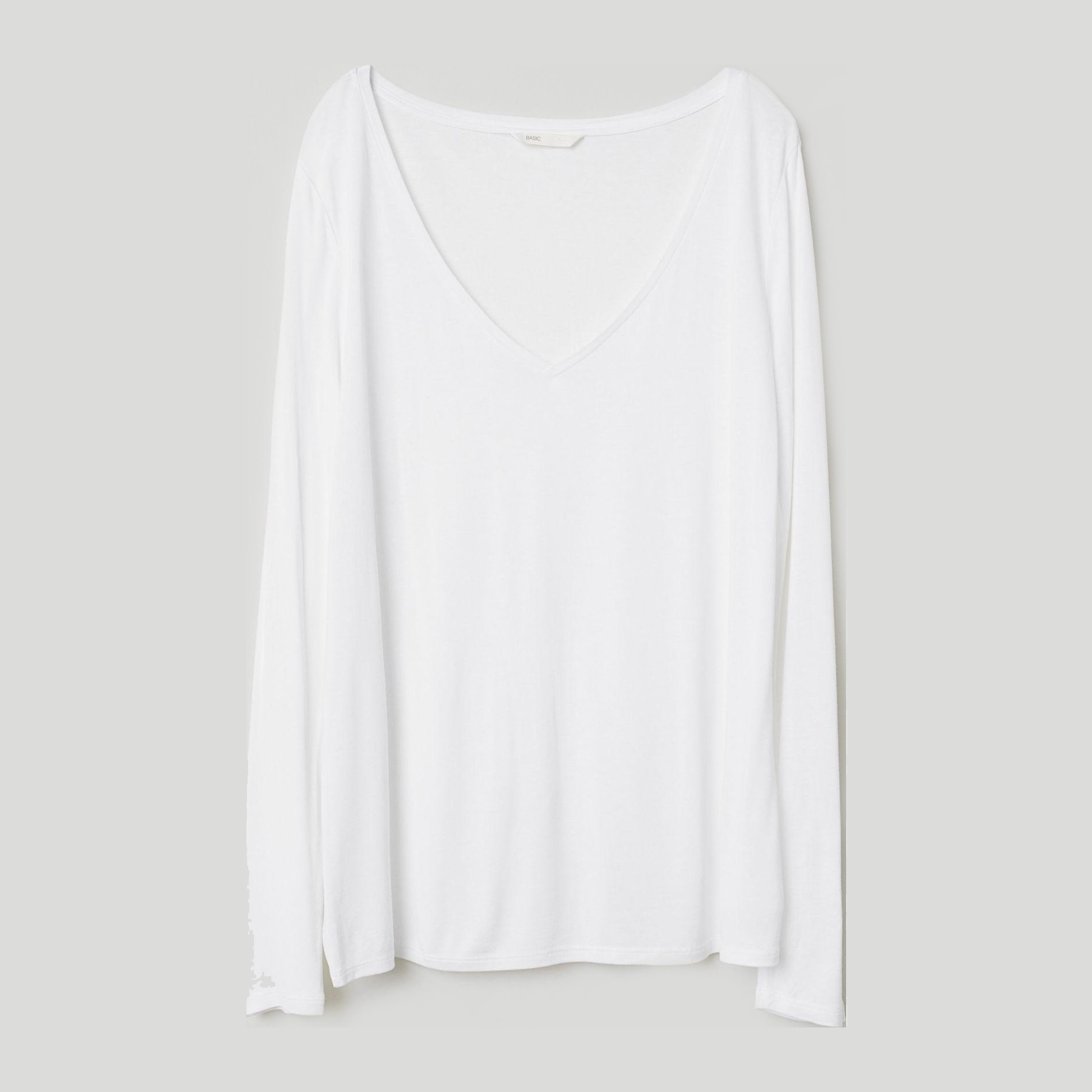 

Лонгслив H&M XAZ145653ECNO L Белый