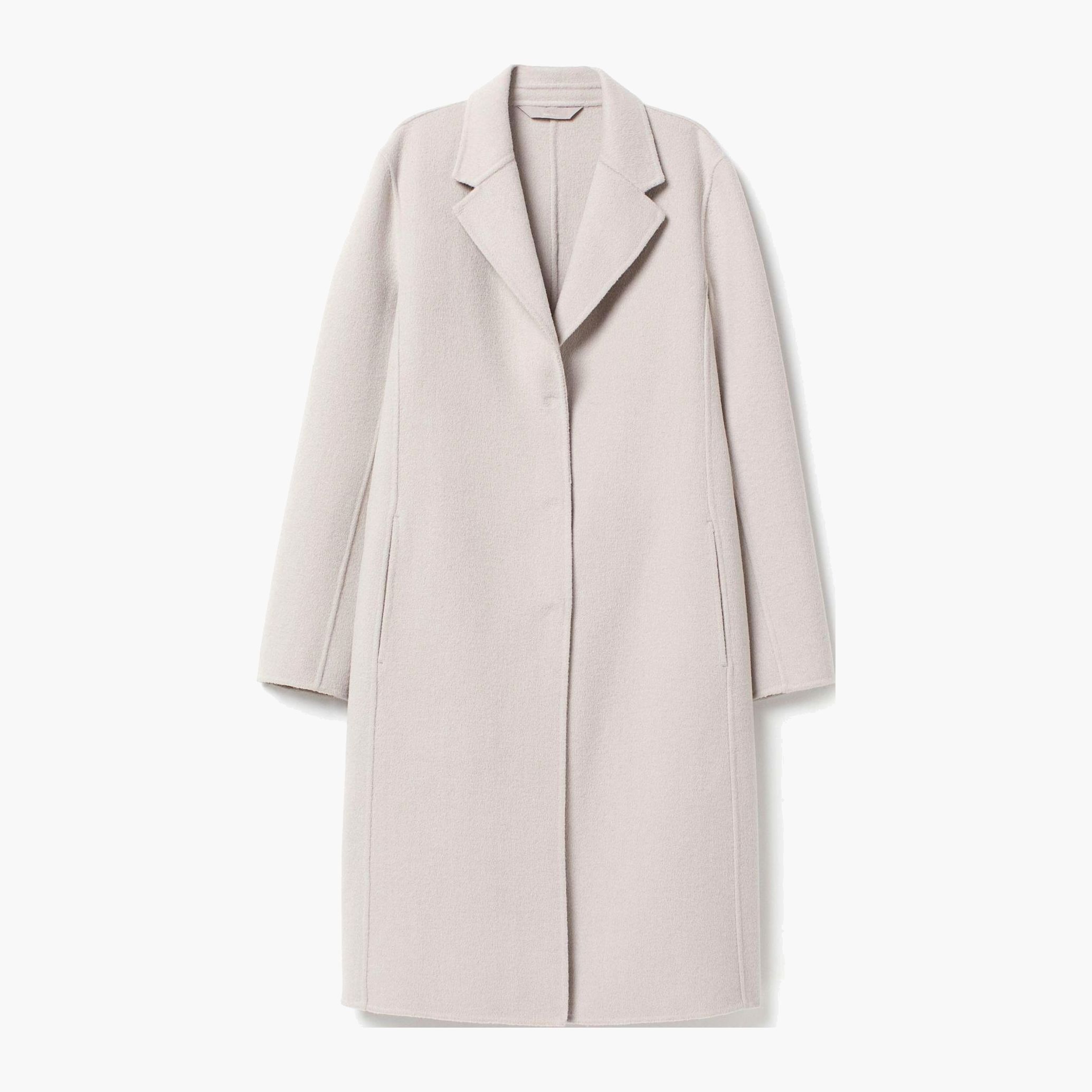 

Пальто H&M XAZ153423SCLR  Светло-серое, Пальто H&M XAZ153423SCLR 36 Светло-серое