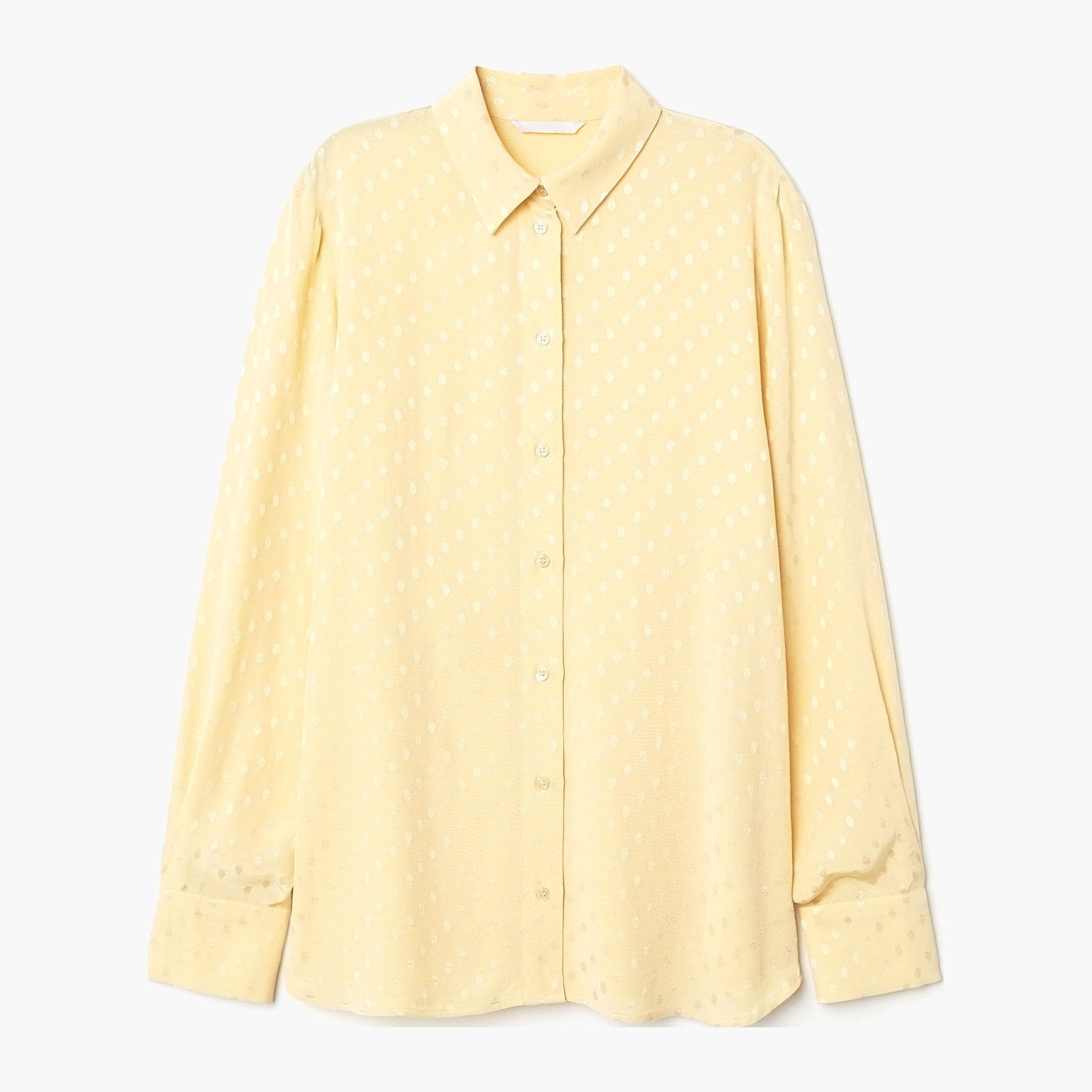 

Блузка H&M XAZ121787FLKB  Желтая, Блузка H&M XAZ121787FLKB 38 Желтая